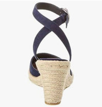 Stuart Weitzman - Women's Crystal Buckle Suede Espadrille