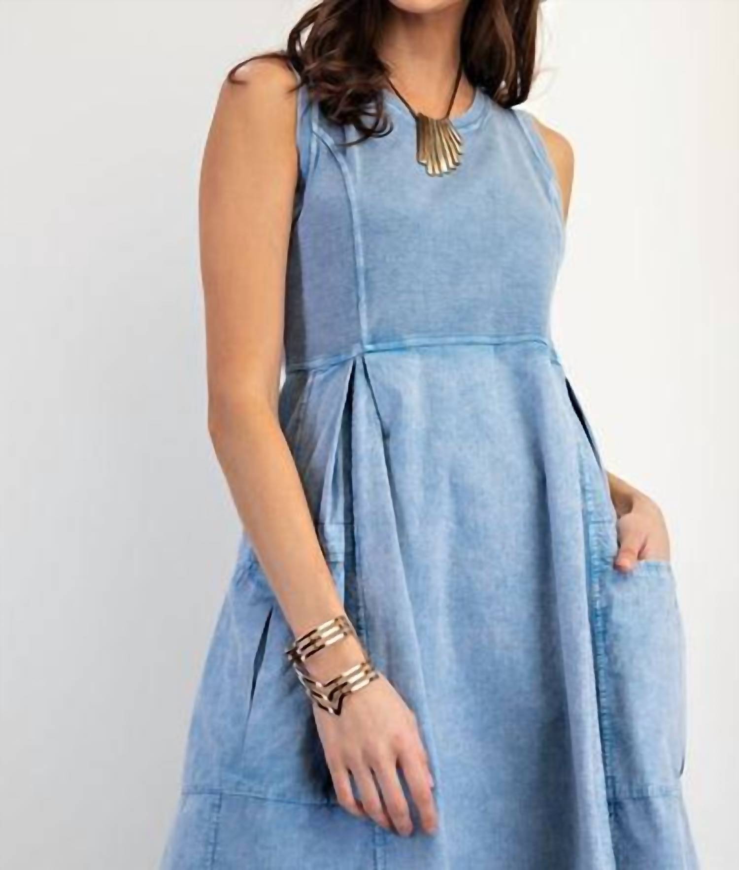 Easel - Cargo Maxi Dress