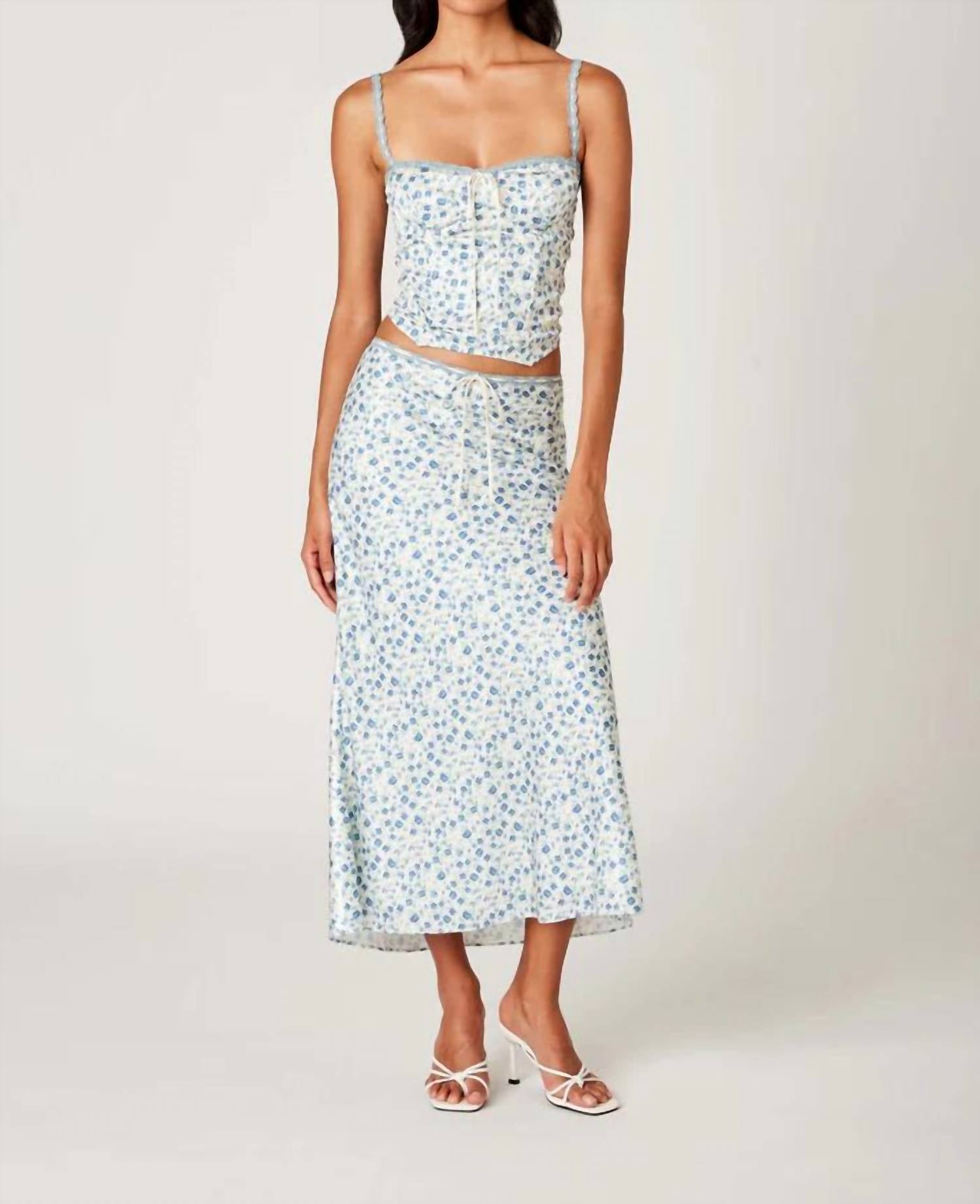 Nia - Nathalia Slip Midi Skirt