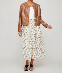 Fifteen Twenty - Rhea Smocked Waist Skirt