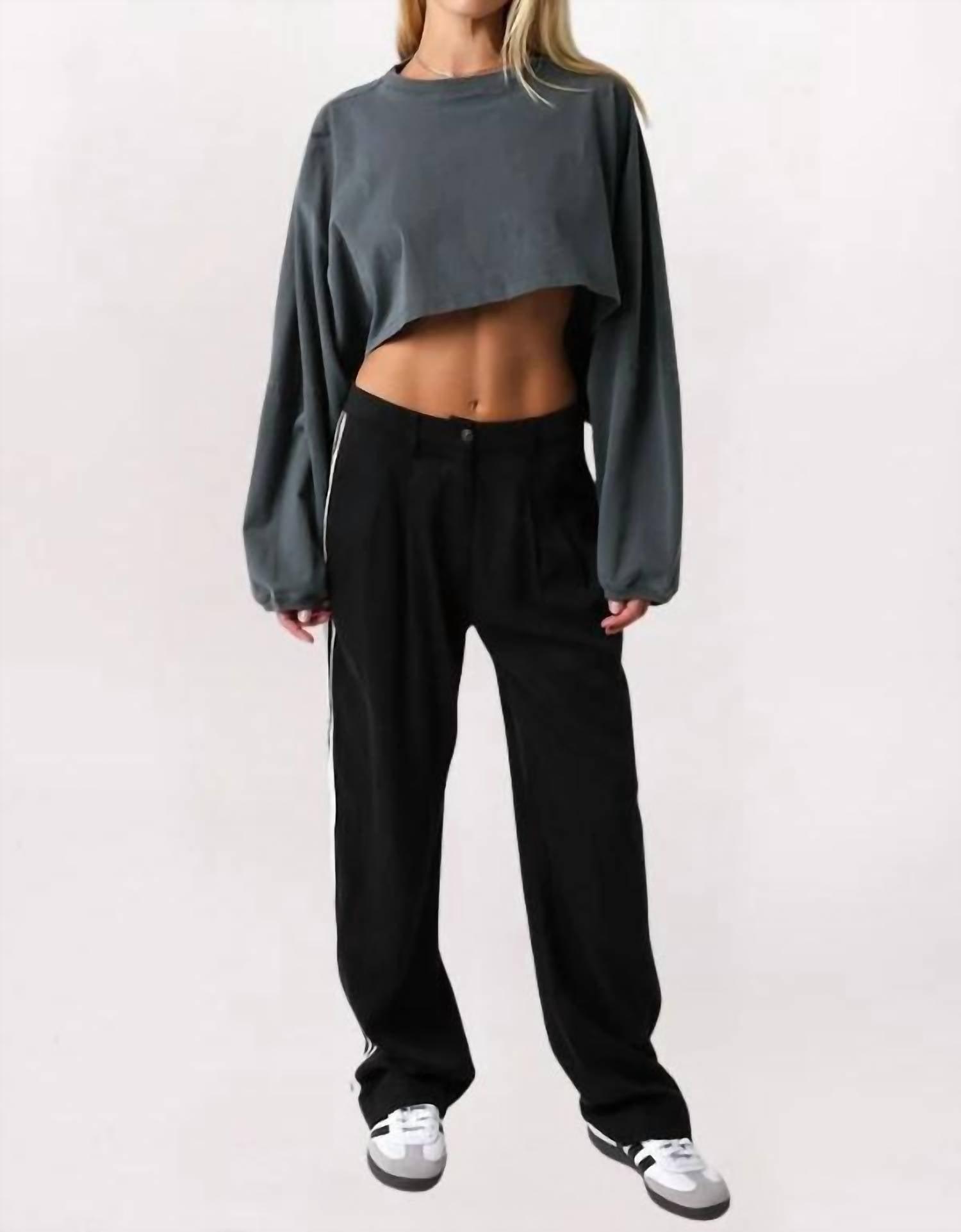 Olivaceous - Side Stripe Track Pants