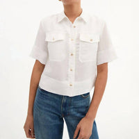 Veronica Beard - Spruce Linen Top