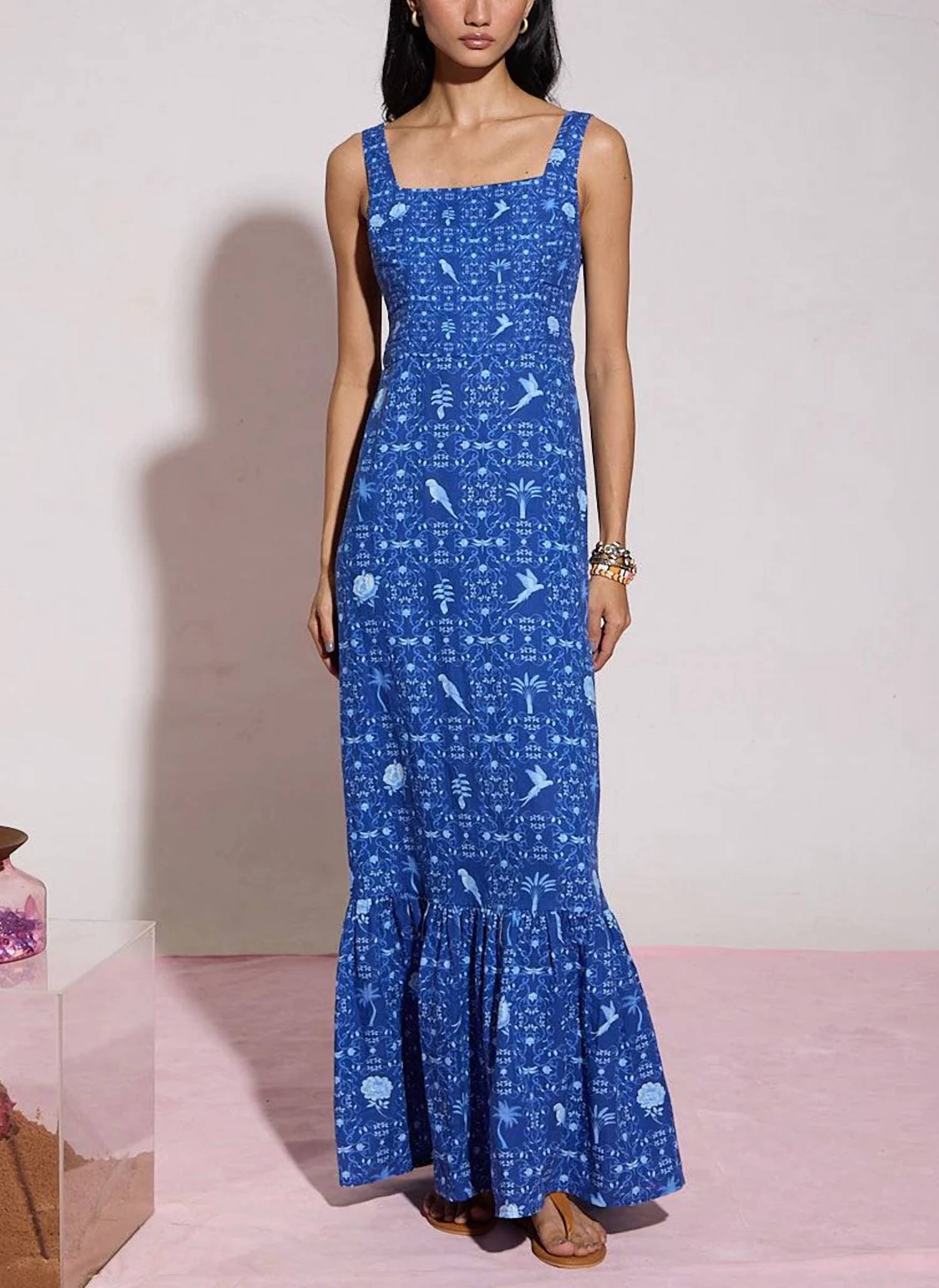 Verandah - Tie-Back Midi Dress