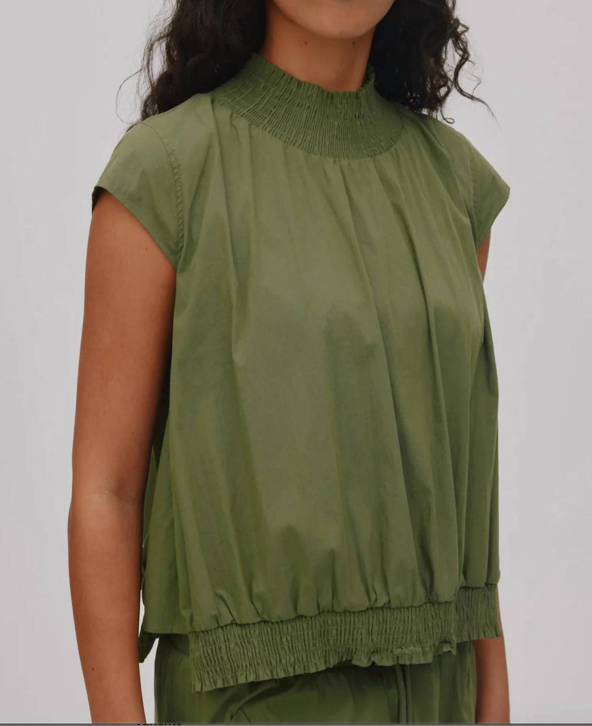 Rabens Saloner - Dori Papery Shirring Top