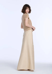 Emily Shalant - Taffeta Bias Long Skirt