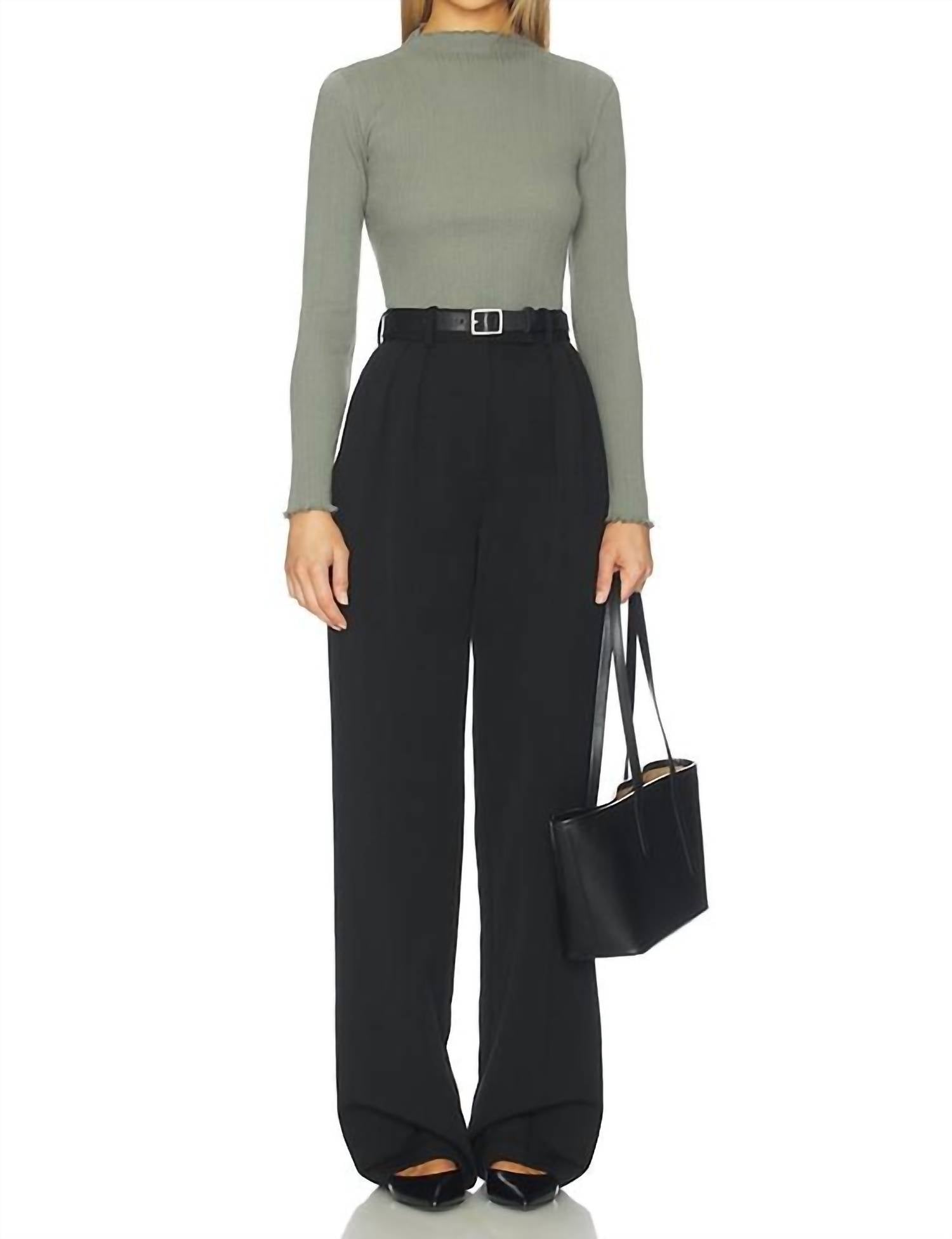 Nation Ltd - Brenna Mock Neck Top