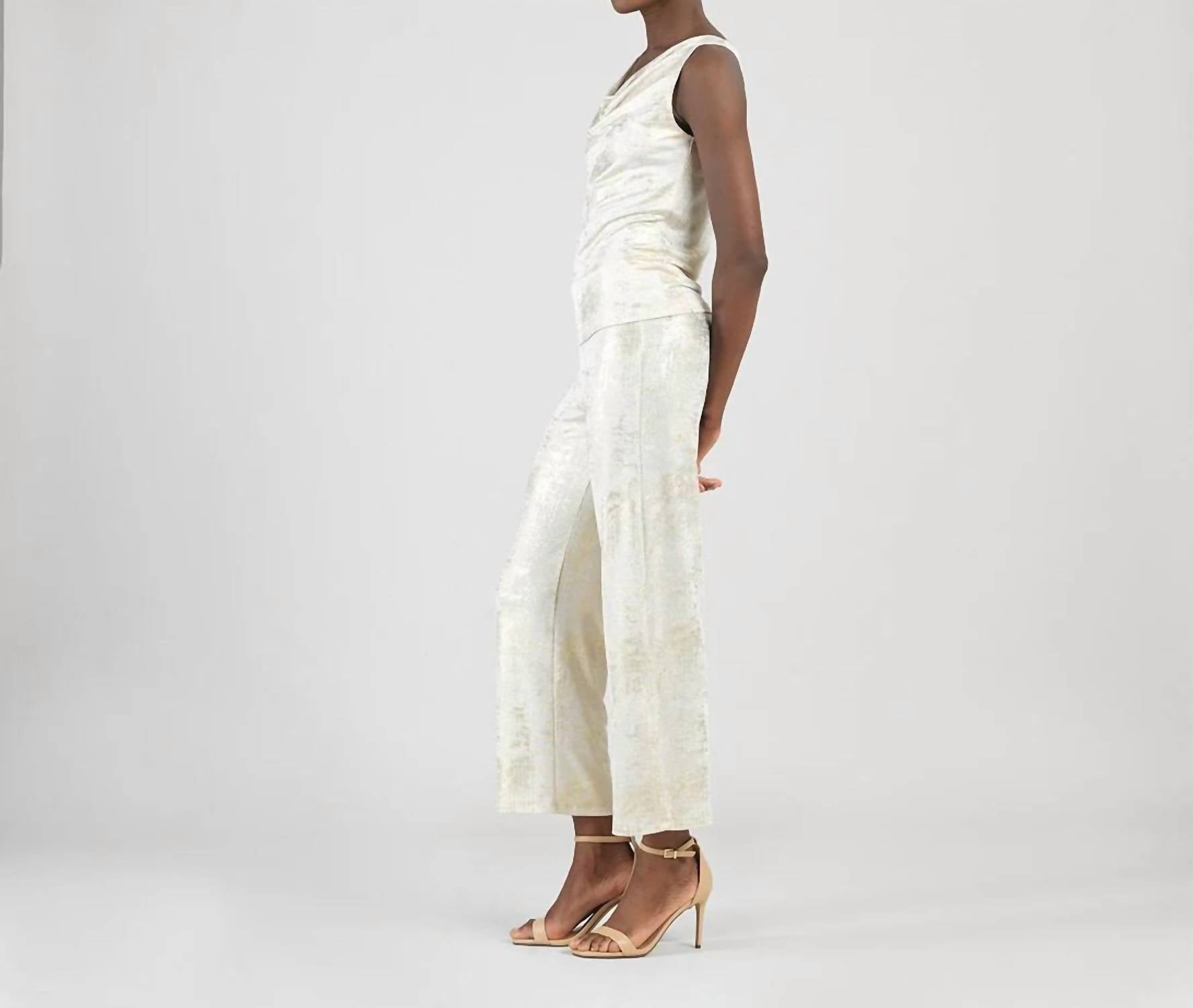 Clara Sunwoo - Shimmer Cowl Tank