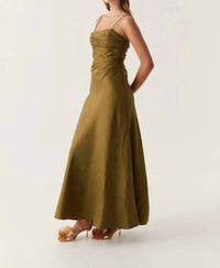 Aje. - Clarice Draped Maxi Dress