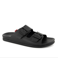 Andrea Men's High-quality Sandal in black - men's sandal