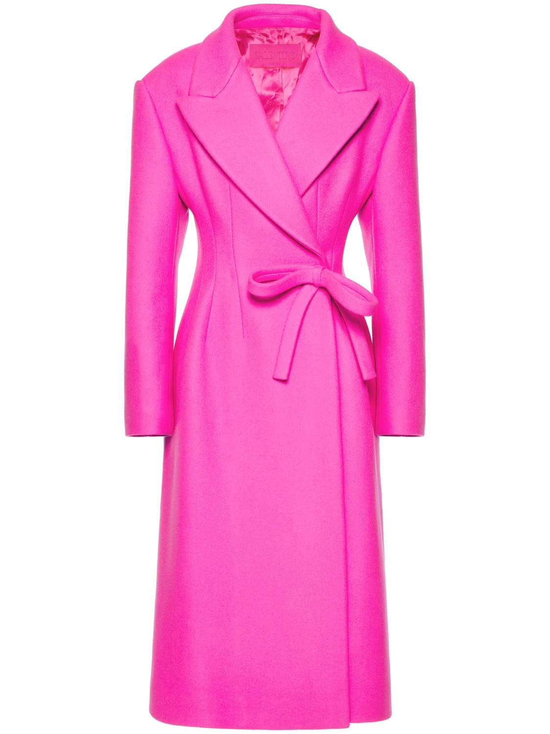 Valentino - Diagonal Bow Long Coat