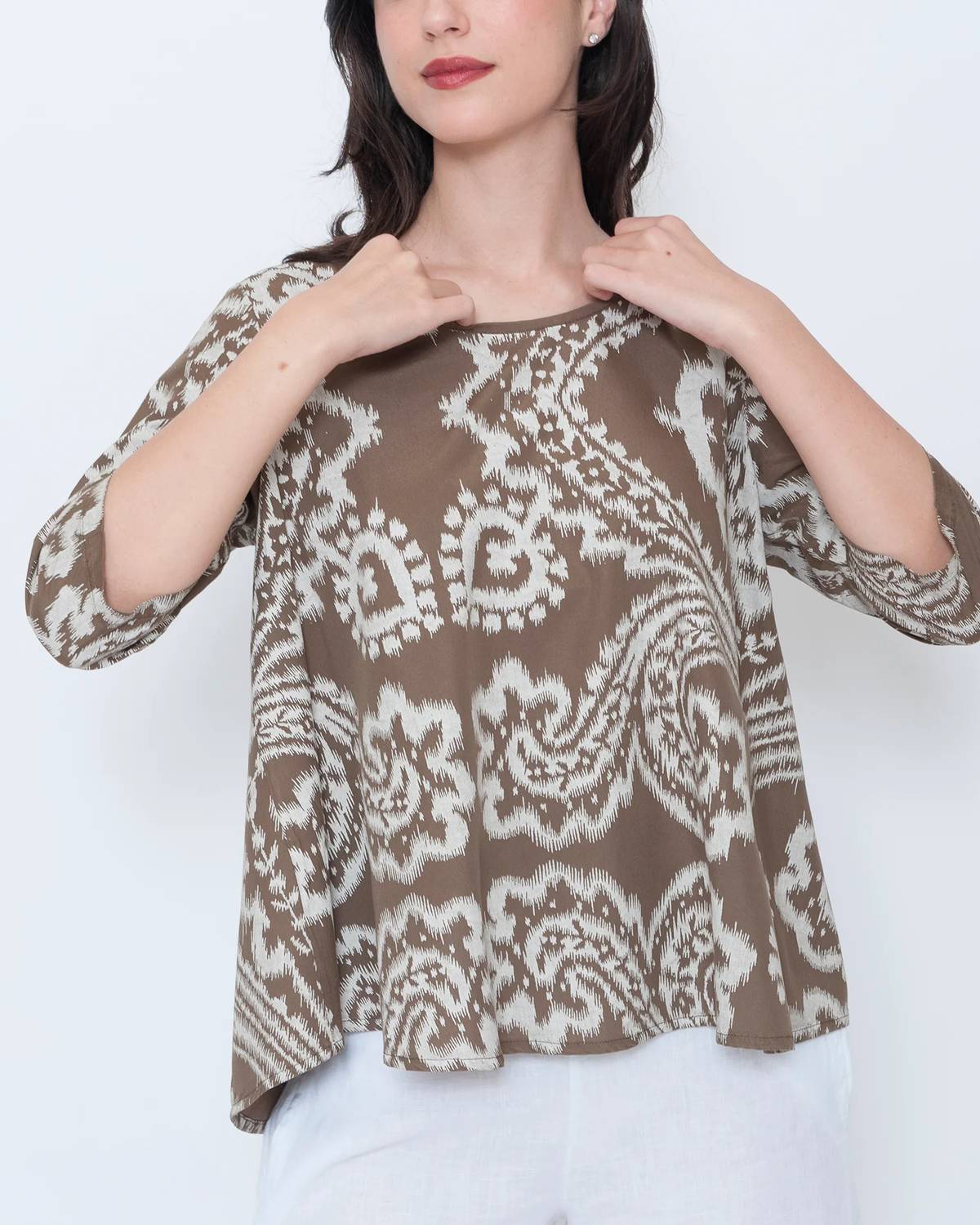 Blueberry - Easy A-line Top