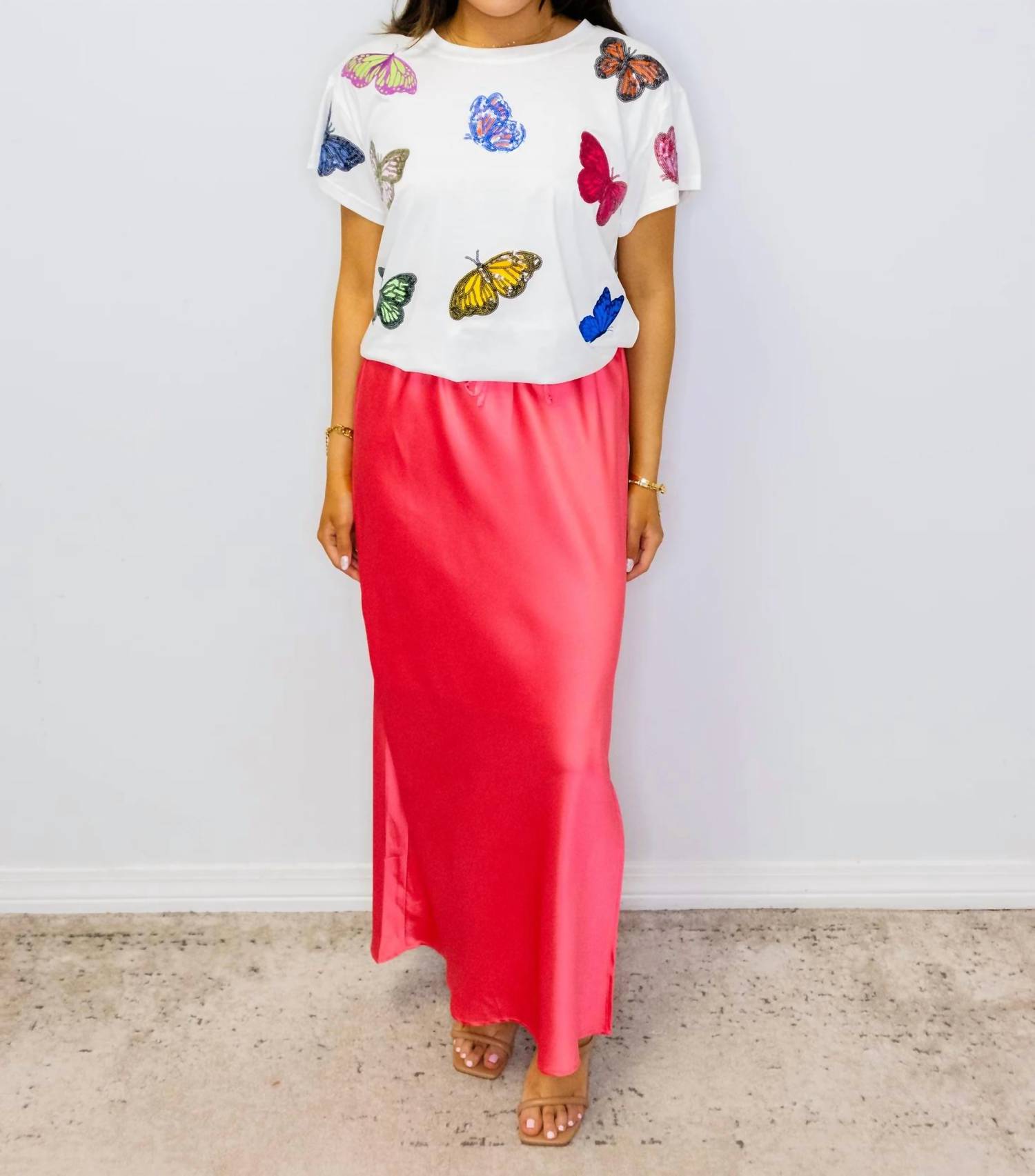 Queen Of Sparkles - Short Sleeve Butterfly Tee