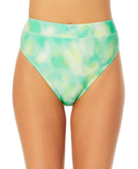 California Waves - Tie-dye High-waist Bikini Bottoms