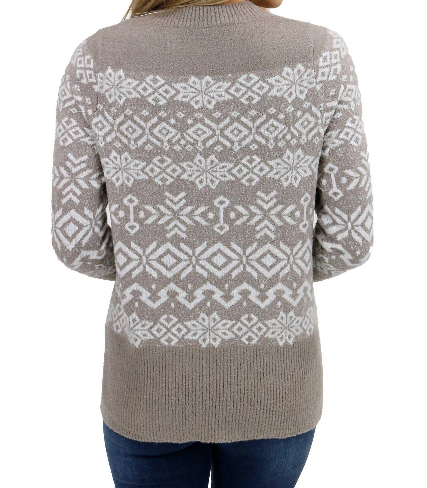 Grace And Lace - Bambü Snowflake Sweater