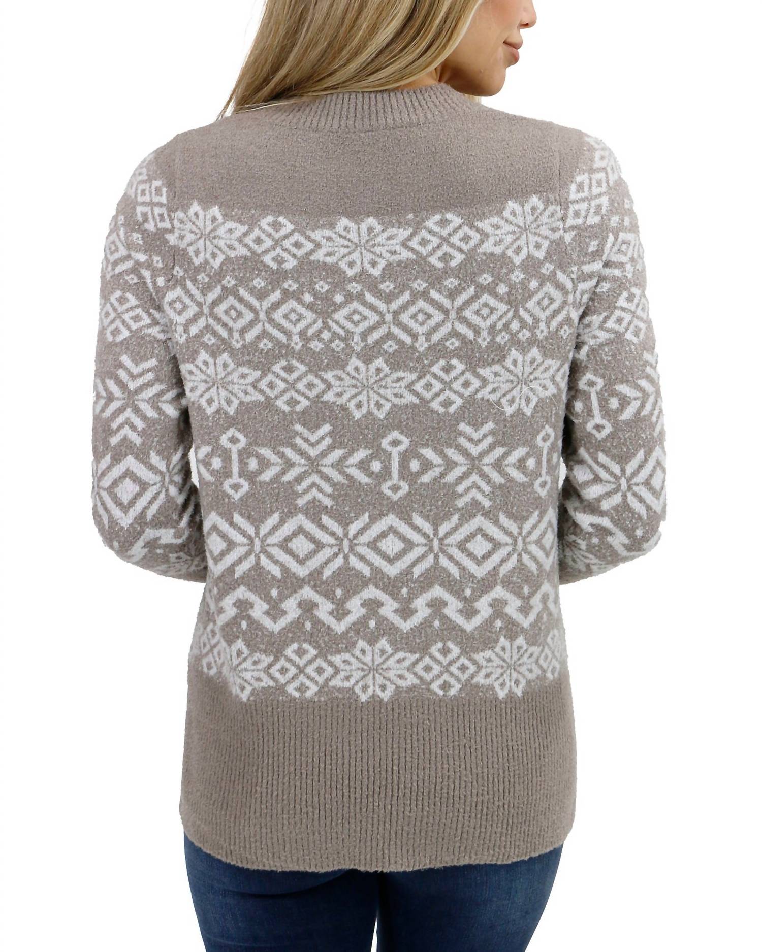Grace And Lace - Bambü Snowflake Sweater