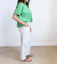 Ichi - Collar Short Sleeves Blouse
