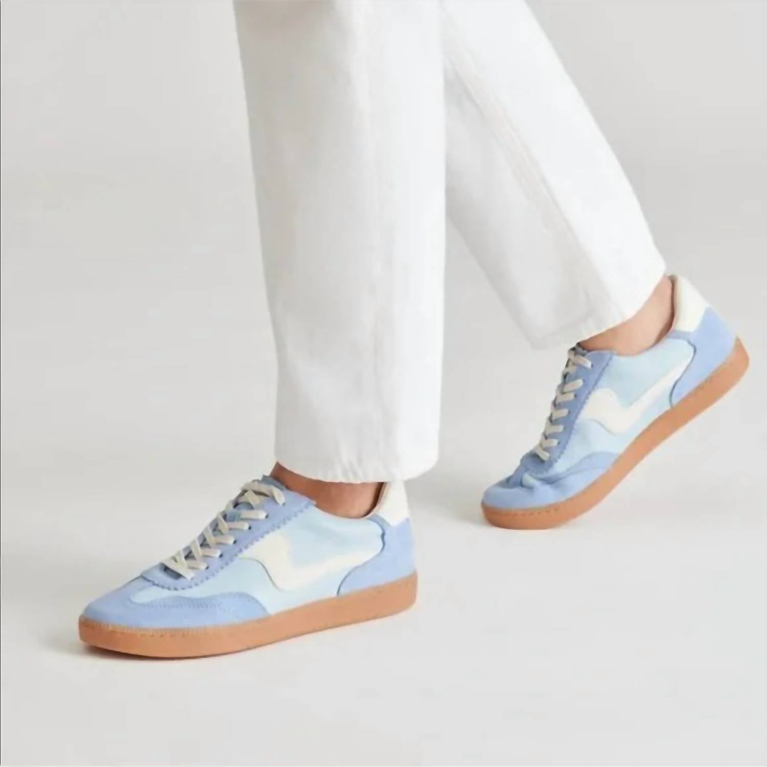 Dolce Vita Women's Notice Sneakers in blue suede - women's sneaker - view 4