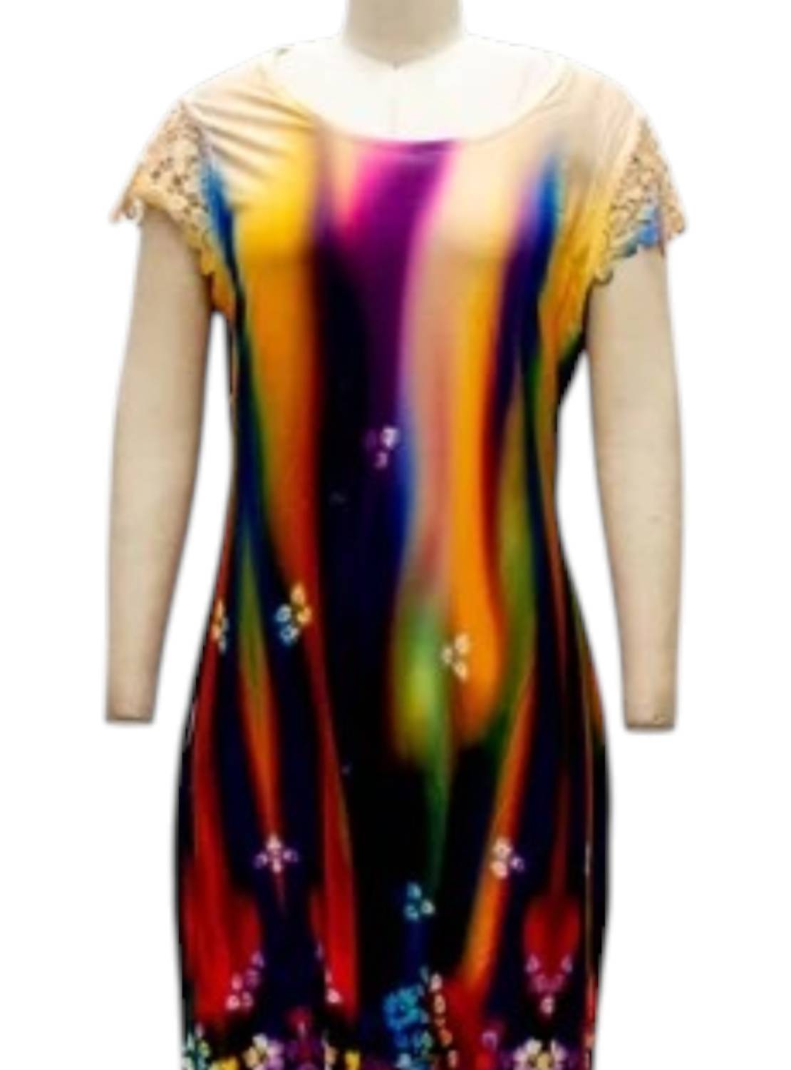 Michael K Women's Blooming Beauty Dress in multi - women's dress - detail view