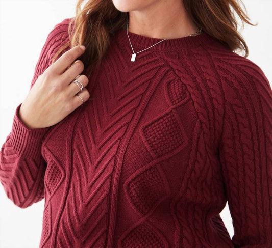 Fdj - Cable Crew Raglan Sweater