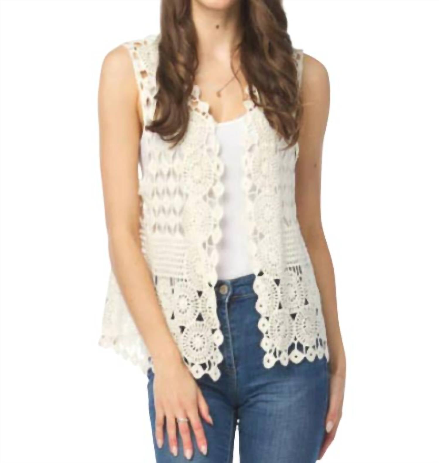 Papillon - Crochet Open Vest