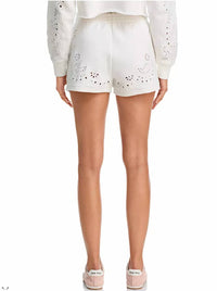 Loveshackfancy - Abrah Embroidered Eyelet Short