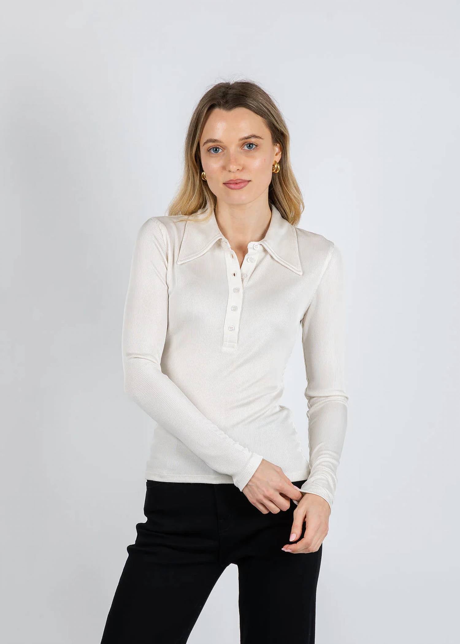 Citizens Of Humanity - Shaea Long Sleeve Polo