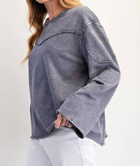 Easel - Mineral Washed Terry Pullover