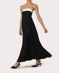 Lusana - Alora Linen Maxi Dress