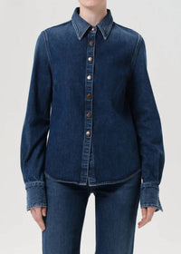 Agolde - Talia Long Sleeve Denim Shirt
