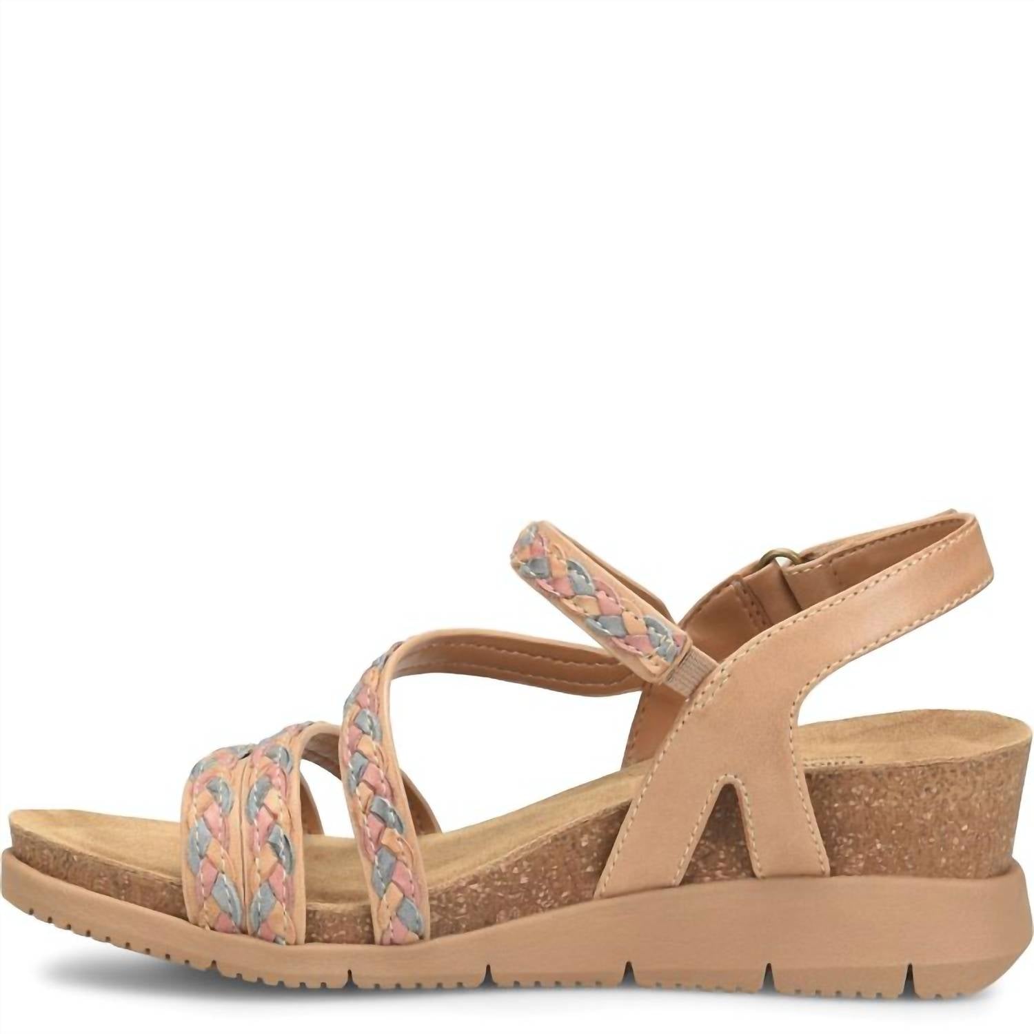 Comfortiva Women's Silvia Sport Sandal - Medium in new caramel multi - women's sandal - alternate view