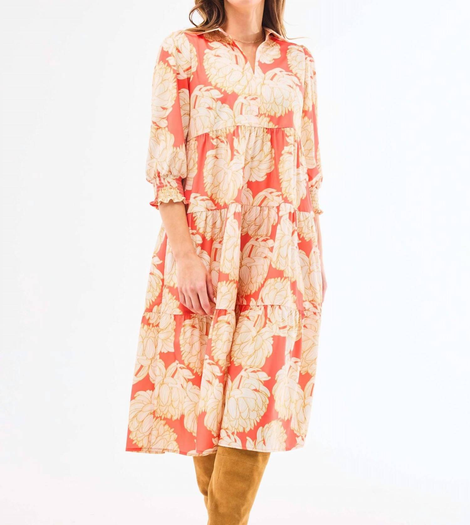 Mary Square - Eleanor Floral Midi Dress