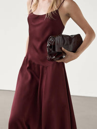 Massimo Dutti - Strappy Midi Slip Dress