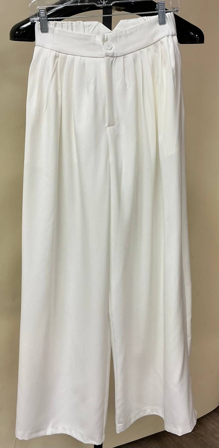 Davi & Dani - Women's High-waist Pleated Wide-leg Trousers