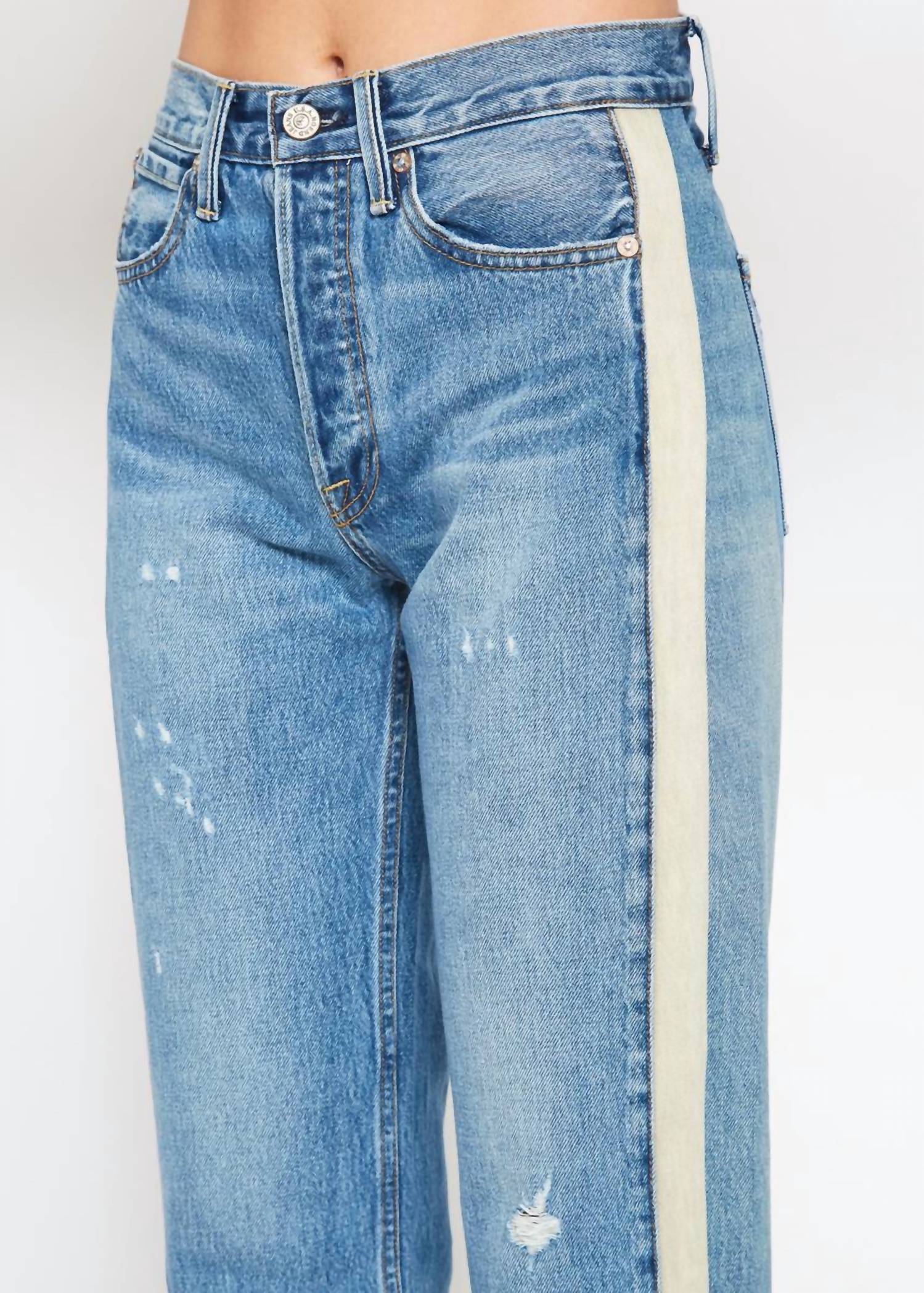 Noend - Upcycled Crop Straight Jeans