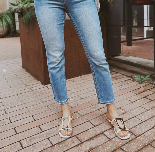 Vervet By Flying Monkey - The Perfect For Now High Rise Crop Straight Jeans