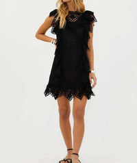 Beach Riot - Eugenia Macramé Lace Mini Dress