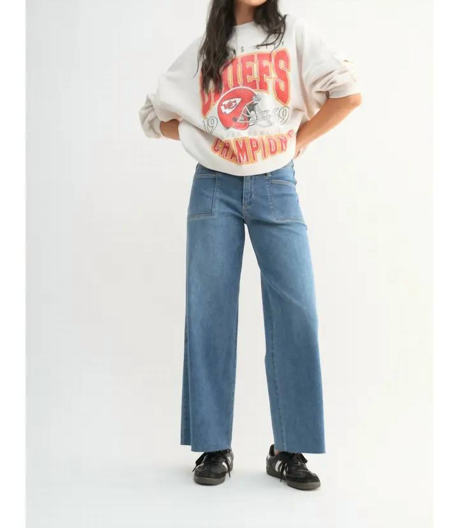 Just Usa - Slim Wide Leg Jean