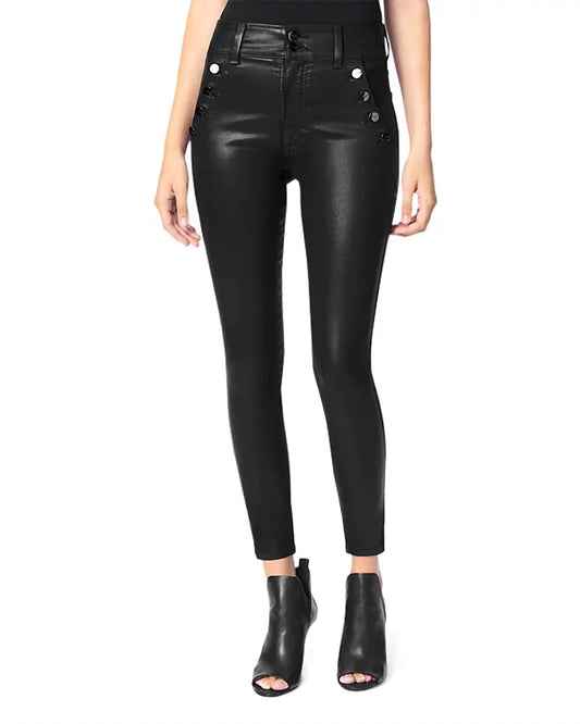 Joe'S Jeans - The Georgia High Rise Button Skinny Leather Pants