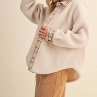 Klesis - Austin Plaid Contrast Sherpa Jacket