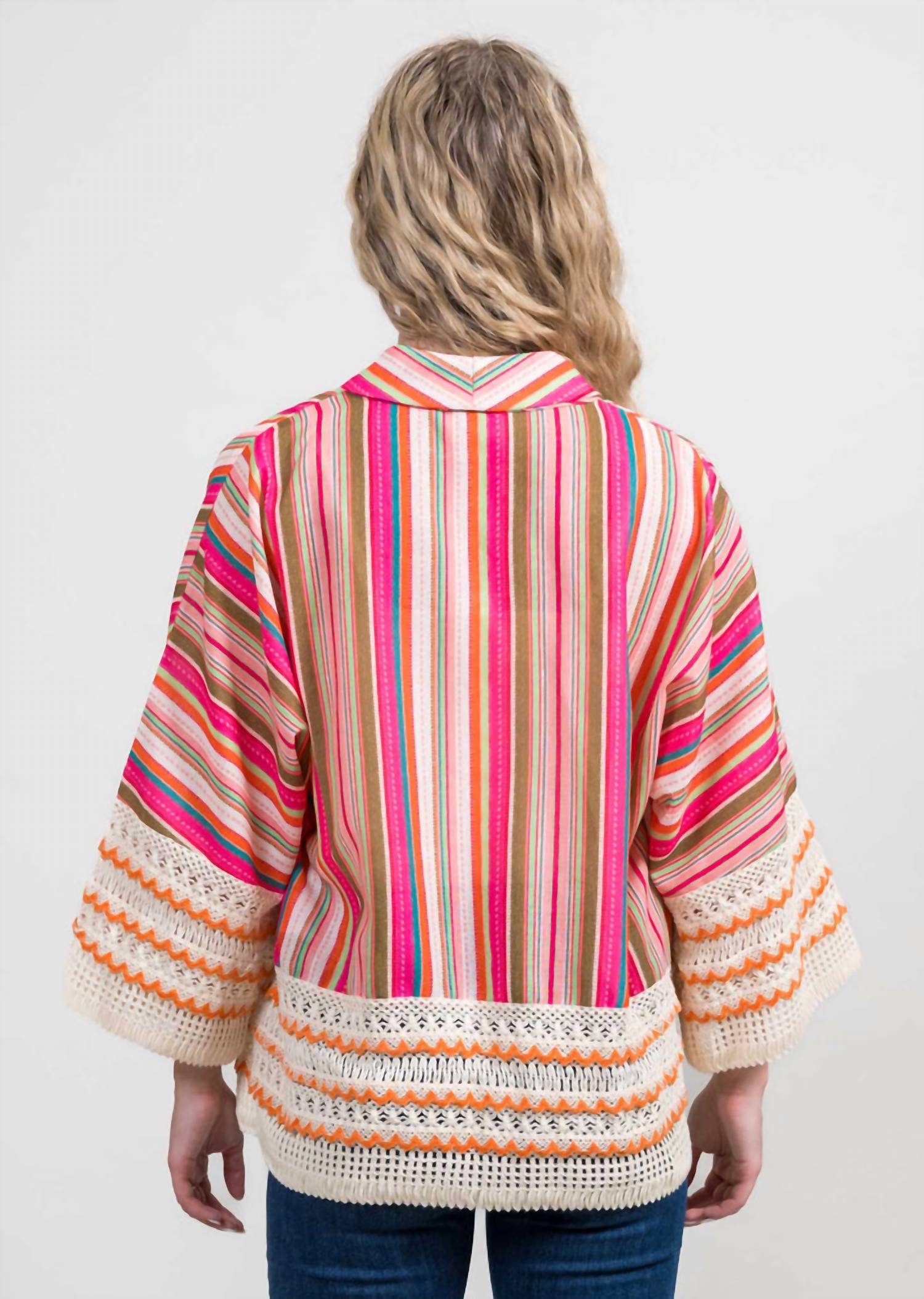 Trisha Tyler - Crochet Detail Jacket