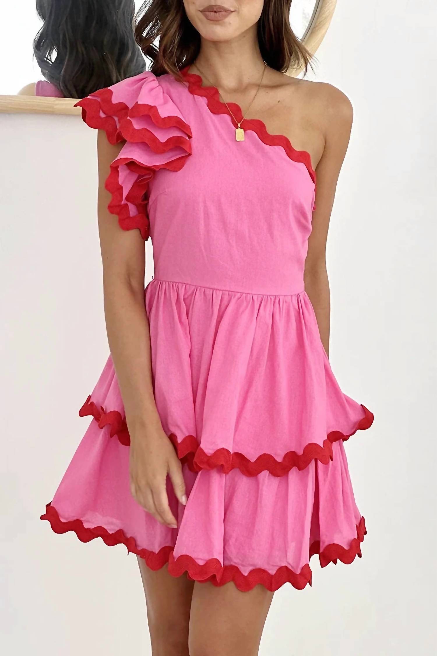 Entro - Fiesta One Shoulder Mini Dress