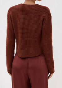 Sablyn - Bianco Cropped V Neck Cardigan