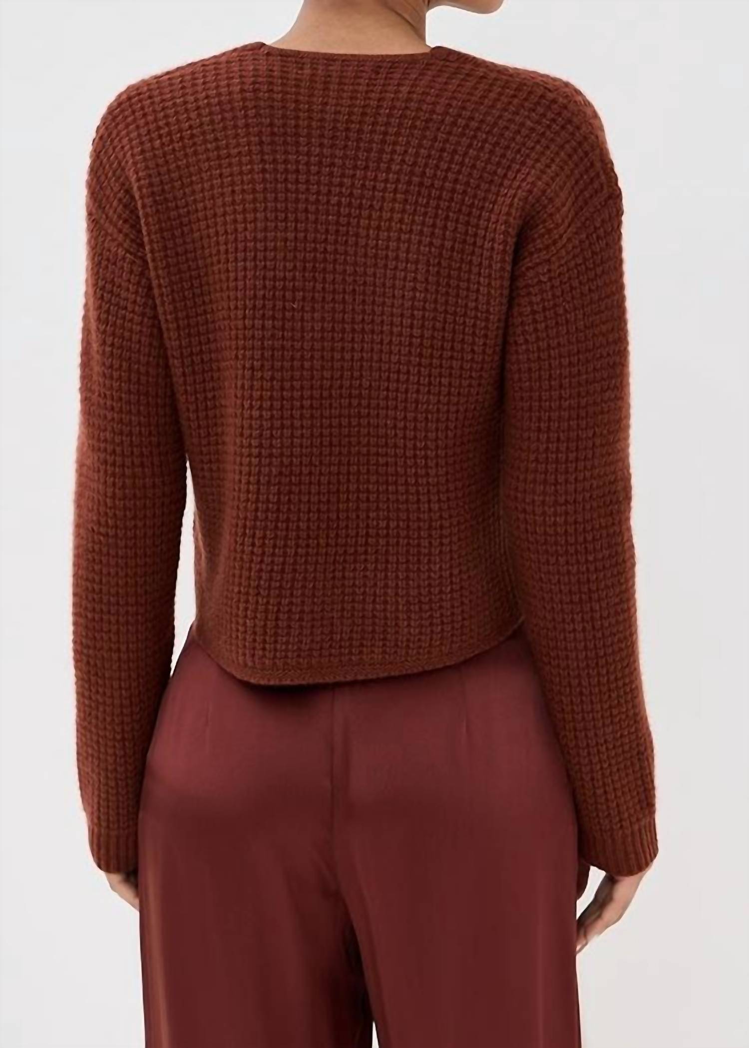 Sablyn - Bianco Cropped V Neck Cardigan