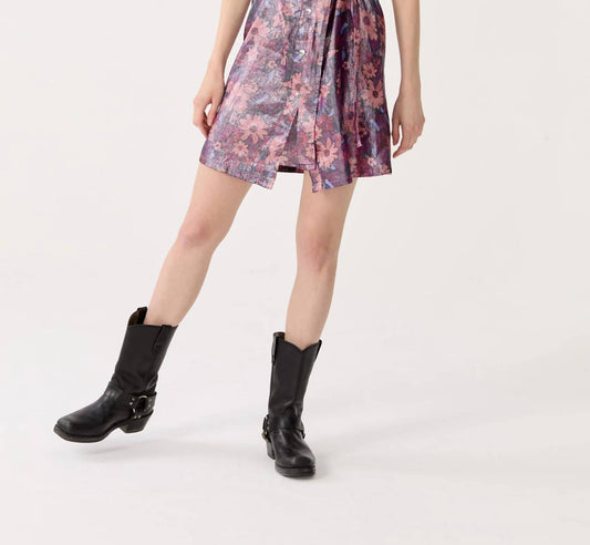 Lanhtropy - Franca Metallic Linen Dress