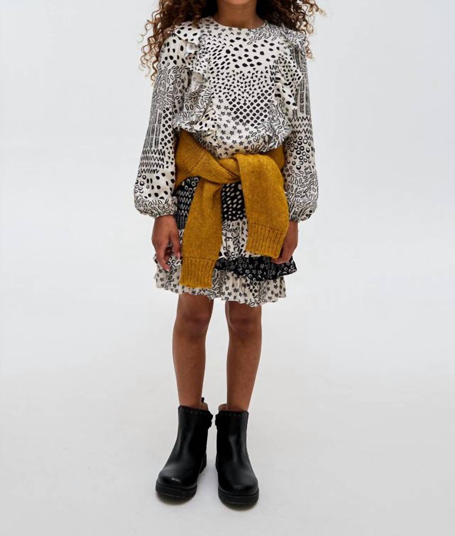Mayoral - Girls' Abstract Printed Blouse