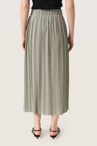 Soaked In Luxury - Sivone Plisse Elastic Waist Maxi Skirt