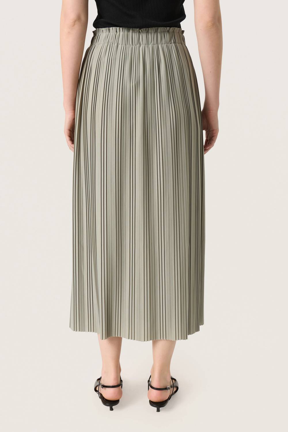 Soaked In Luxury - Sivone Plisse Elastic Waist Maxi Skirt