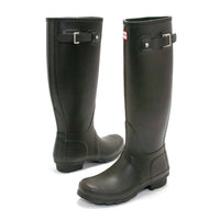 HUNTER Women's Original Tall Rain Boot in black - women's shoe - view 5