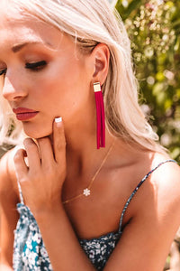 Raven & Riley - Women's Elaine Leather Earrings