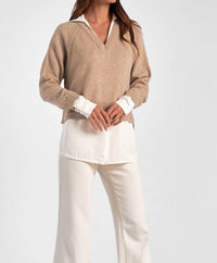 Elan - Layer Me Up Sweater Top